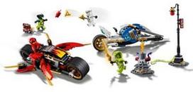 ninjago - LEGO Ninjago Kai's Blade Cycle & Zane's Snowmobile 70667 - 3 nuotrauka