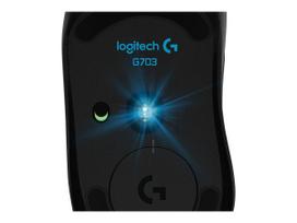 belaide pele logitech - Logitech G703 Hero Black (Juoda) - 9 nuotrauka