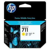 Rašalo kasetė HP CZ132A, Nr.711, Geltona