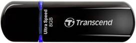 Transcend JetFlash 600 8GB Black (Juodas)