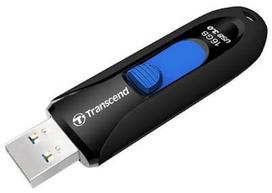 Transcend JetFlash 790 16GB Black/Blue (Juodas/Mėlynas)