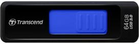 64gb usb - Transcend JetFlash 760 64GB Black/Blue (Juodas/Mėlynas) - 4 nuotrauka