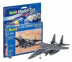Revell Model Set F 15E Strike Eagle And Bombs 1:144 63972R