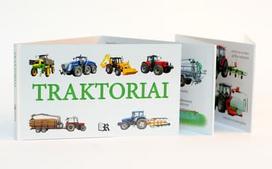 Traktoriai. Sulankstoma knygelė