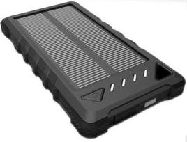 Pirkti PowerNeed Power Bank 8000mAh With Solar Panel Black - Photo 1