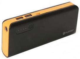 Platinet Power Bank 8000mAh + Torch Black/Orange
