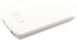 Sunen Slim Dual USB Power Bank 5600mAh White