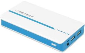 Esperanza Atom Power Bank 11000mAh White/Blue