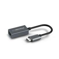 poe laidas - Esperanza ENA102 ETHERNET 1000 MBPS ADAPTER USB C-RJ45 - 1 nuotrauka