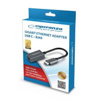poe laidas - Esperanza ENA102 ETHERNET 1000 MBPS ADAPTER USB C-RJ45 - 2 nuotrauka