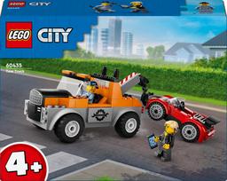 automobilio konstruktorius - LEGO City Vilkikas ir sportinio automobilio remontas 60435 - 1 nuotrauka