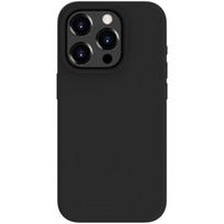 apple iphone 15 pro deklas silicone - Evelatus "Premium Soft Touch Case iPhone 15 Pro Max" Black - 1 nuotrauka