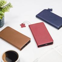HQ Leather book case iPhone 13 Pro Black