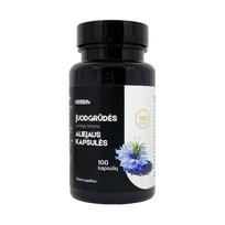 kmynai - Juodgrūdės (juodųjų kmynų) aliejus, kapsulės N100 - 2 nuotrauka