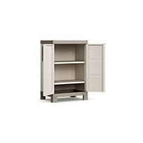 lauko spintai - Lauko spintelė Allibert Excellence XL Low, smėlio spalvos - 2 nuotrauka
