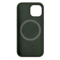 iphone 15 deklas silicone - Evelatus "Premium Soft Touch Magsafe Case iPhone 15" Dark Olive - 2 nuotrauka