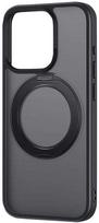 360 iphone deklas - Baseus "SkyRing 360 Case + Tempered Glass iPhone 15" Black - 2 nuotrauka
