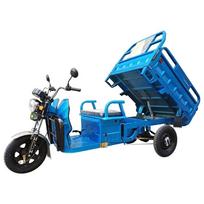 Elektrinis triratis krovininis motoroleris NC05 1000W 45AH 60V mėlynas