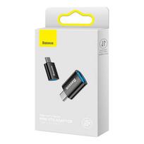 usb type c otg - Baseus Ingenuity USB-C to USB-A adapter OTG (Black) - 5 nuotrauka