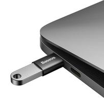 usb type c otg - Baseus Ingenuity USB-C to USB-A adapter OTG (Black) - 6 nuotrauka