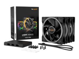 be quiet fan - Be quiet! LIGHT WINGS Triple Pack 120mm Case Fan BL076 - 12 nuotrauka