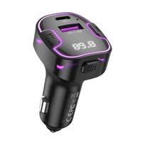 fm bluetooth transmitter - XO FM transmitter + charger BCC12 BT MP3, black - 4 nuotrauka