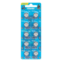 ag13 - Vinnic AG13 L1154F LR44 Batteries 10x - 1 nuotrauka