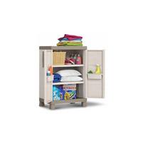 lauko spintai - Lauko spintelė Allibert Excellence XL Low, smėlio spalvos - 5 nuotrauka