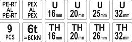 presas vamzdziams - Yato YT-21735 - 5 nuotrauka