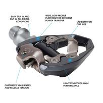 aliuminiai pedalai mtb - Pedalas Shimano PD-ES600 SPD EPDES600, aliuminis, sidabro/juoda, 2 vnt. - 4 nuotrauka