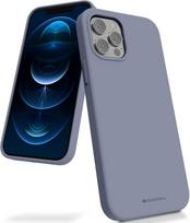 telefonas galaxy a14 - Mercury Silicone Case Samsung A145 A14 4G/A146 A14 5G levandos pilka - 1 nuotrauka