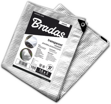 Armuotas sodo tentas Bradas Leno Cristal, 4 x 5 m, 100 g/m²