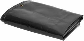 Tentas, juodos spalvos, 1,5x20m, 650g/m²