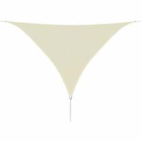 Tentas, hdpe, trikampis, 5 x 5 x 5 m, kreminė spalvos