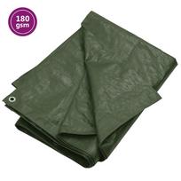 Tentas, žalios spalvos, 3x5m, 180g/m², hdpe