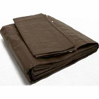 Tentas - Uždangalas 6x8m. 210 g/m2 Rudas