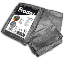 Sustiprintas sodo tentas Bradas Gray, 6m x 8m, 200 g/m²