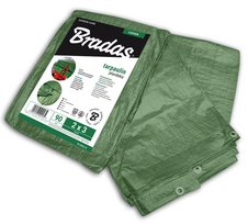Sustiprintas tentas Bradas Green, 5m x 8m, 90 g/m²