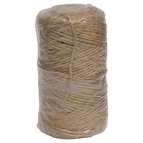 Džiuto virvė, trijų gijų, susukta, ruda, 100 m