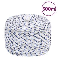 Valties virvė, baltos spalvos, 10mm, 500m, polipropilenas