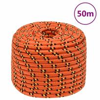 Valties virvė, oranžinės spalvos, 12mm, 50m, polipropilenas