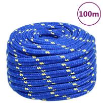 virve 20mm - Valties virvė, mėlynos spalvos, 20mm, 100m, polipropilenas - 1 nuotrauka