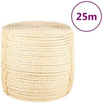 Virvė, 25m, 100% sizalis, 8mm