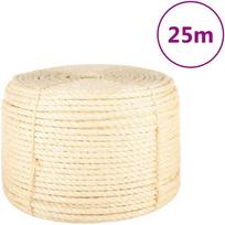Virvė, 25m, 100% sizalis, 12mm