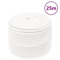 Valties virvė, visiškai balta, 14mm, 25m, polipropilenas