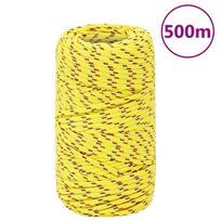 Valties virvė, geltonos spalvos, 2mm, 500m, polipropilenas