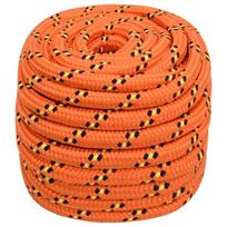 virve 20mm - Valties virvė, oranžinės spalvos, 20mm, 100m, polipropilenas - 2 nuotrauka
