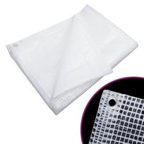 baltas tentas - Leno tentas, baltos spalvos, 6x12m, 140g/m² - 2 nuotrauka