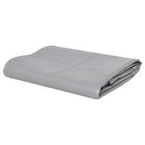tentas 650g - Tentas, pilkos spalvos, 4x7m, 650g/m² - 2 nuotrauka