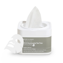 veido kauke - Mary&May CICA Houttuynia Tea Tree Calming Mask, 30vnt. - 1 nuotrauka